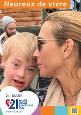Affiche pour la journée mondiale de la trisomie 21