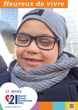 Affiche pour la journée mondiale de la trisomie 21