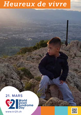 Affiche pour la journée mondiale de la trisomie 21