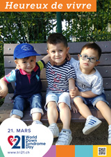 Affiche pour la journée mondiale de la trisomie 21