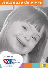 Affiche pour la journée mondiale de la trisomie 21