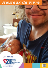 Affiche pour la journée mondiale de la trisomie 21