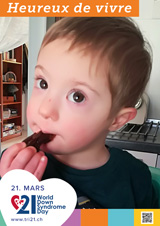 Affiche pour la journée mondiale de la trisomie 21