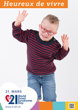 Affiche pour la journée mondiale de la trisomie 21