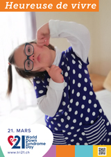 Affiche pour la journée mondiale de la trisomie 21