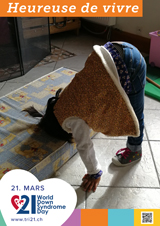 Affiche pour la journée mondiale de la trisomie 21
