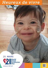 Affiche pour la journée mondiale de la trisomie 21