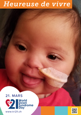 Affiche pour la journée mondiale de la trisomie 21