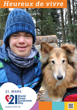 Affiche pour la journée mondiale de la trisomie 21
