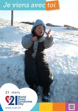 Affiche pour la journée mondiale de la trisomie 21
