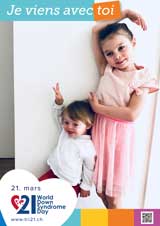 Affiche pour la journée mondiale de la trisomie 21