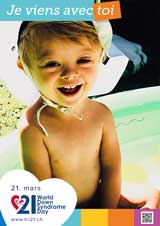 Affiche pour la journée mondiale de la trisomie 21