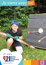 Affiche pour la journée mondiale de la trisomie 21