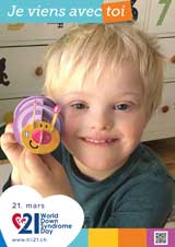 Affiche pour la journée mondiale de la trisomie 21
