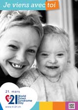 Affiche pour la journée mondiale de la trisomie 21