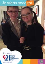 Affiche pour la journée mondiale de la trisomie 21