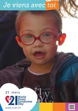 Affiche pour la journée mondiale de la trisomie 21