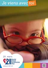 Affiche pour la journée mondiale de la trisomie 21