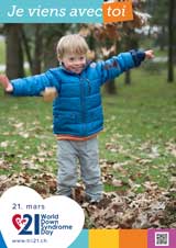 Affiche pour la journée mondiale de la trisomie 21