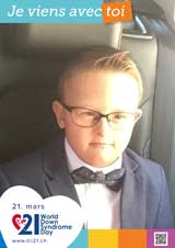 Affiche pour la journée mondiale de la trisomie 21