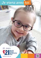 Affiche pour la journée mondiale de la trisomie 21