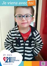 Affiche pour la journée mondiale de la trisomie 21