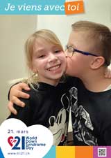 Affiche pour la journée mondiale de la trisomie 21