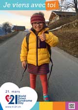 Affiche pour la journée mondiale de la trisomie 21