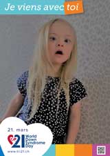 Affiche pour la journée mondiale de la trisomie 21