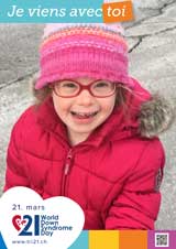 Affiche pour la journée mondiale de la trisomie 21