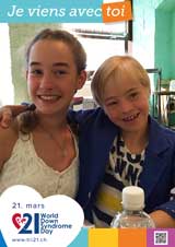 Affiche pour la journée mondiale de la trisomie 21
