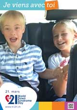 Affiche pour la journée mondiale de la trisomie 21