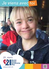 Affiche pour la journée mondiale de la trisomie 21