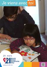Affiche pour la journée mondiale de la trisomie 21