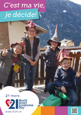 Affiche pour la journée mondiale de la trisomie 21