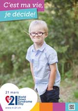 Affiche pour la journée mondiale de la trisomie 21