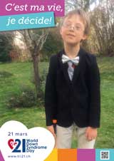 Affiche pour la journée mondiale de la trisomie 21