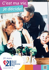 Affiche pour la journée mondiale de la trisomie 21
