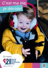 Affiche pour la journée mondiale de la trisomie 21