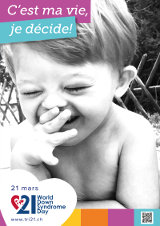 Affiche pour la journée mondiale de la trisomie 21