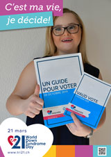Affiche pour la journée mondiale de la trisomie 21