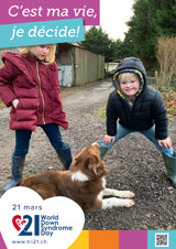 Affiche pour la journée mondiale de la trisomie 21