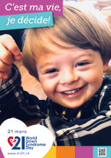 Affiche pour la journée mondiale de la trisomie 21