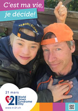 Affiche pour la journée mondiale de la trisomie 21