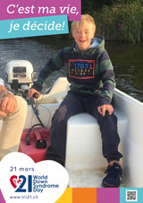 Affiche pour la journée mondiale de la trisomie 21