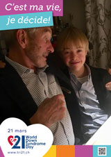 Affiche pour la journée mondiale de la trisomie 21