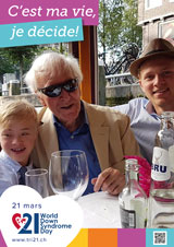 Affiche pour la journée mondiale de la trisomie 21