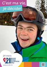Affiche pour la journée mondiale de la trisomie 21