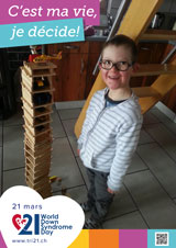 Affiche pour la journée mondiale de la trisomie 21