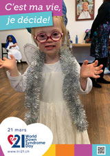Affiche pour la journée mondiale de la trisomie 21